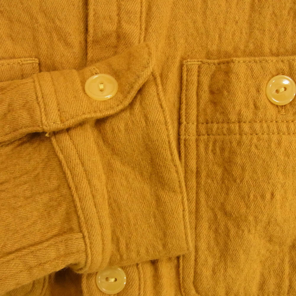 NEIGHBORHOOD ネイバーフッド 192ARNH-SHM01 LUMBERS SOLID/CW-SHIRT LS フランネル シャツ マスタード系 S【中古】