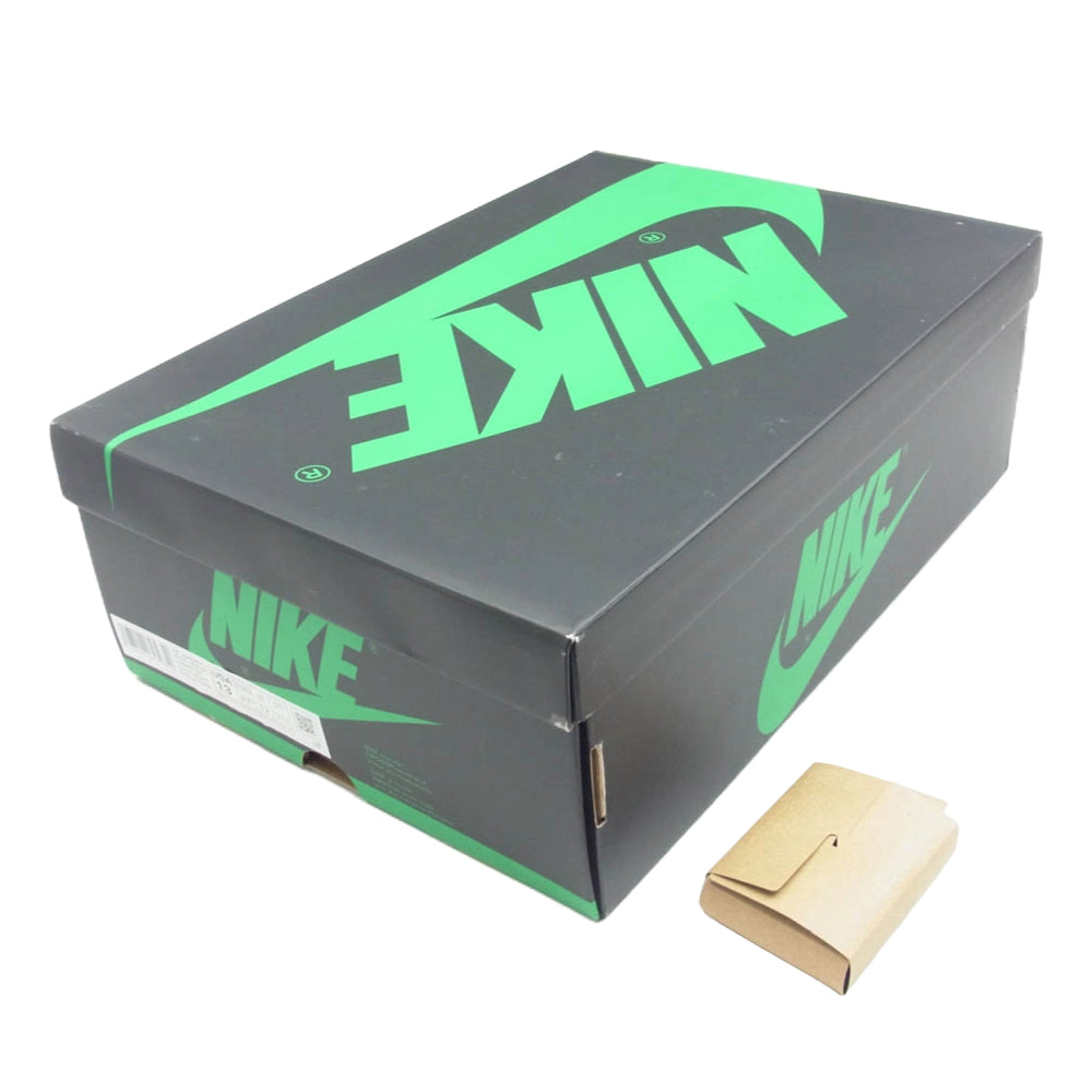 NIKE ナイキ DZ5485-031 AIR JORDAN 1 RETRO HIGH OG LUCKY GREEN エアジョーダン1 レトロ ブラック系 グリーン系 ホワイト系 31cm【極上美品】【中古】
