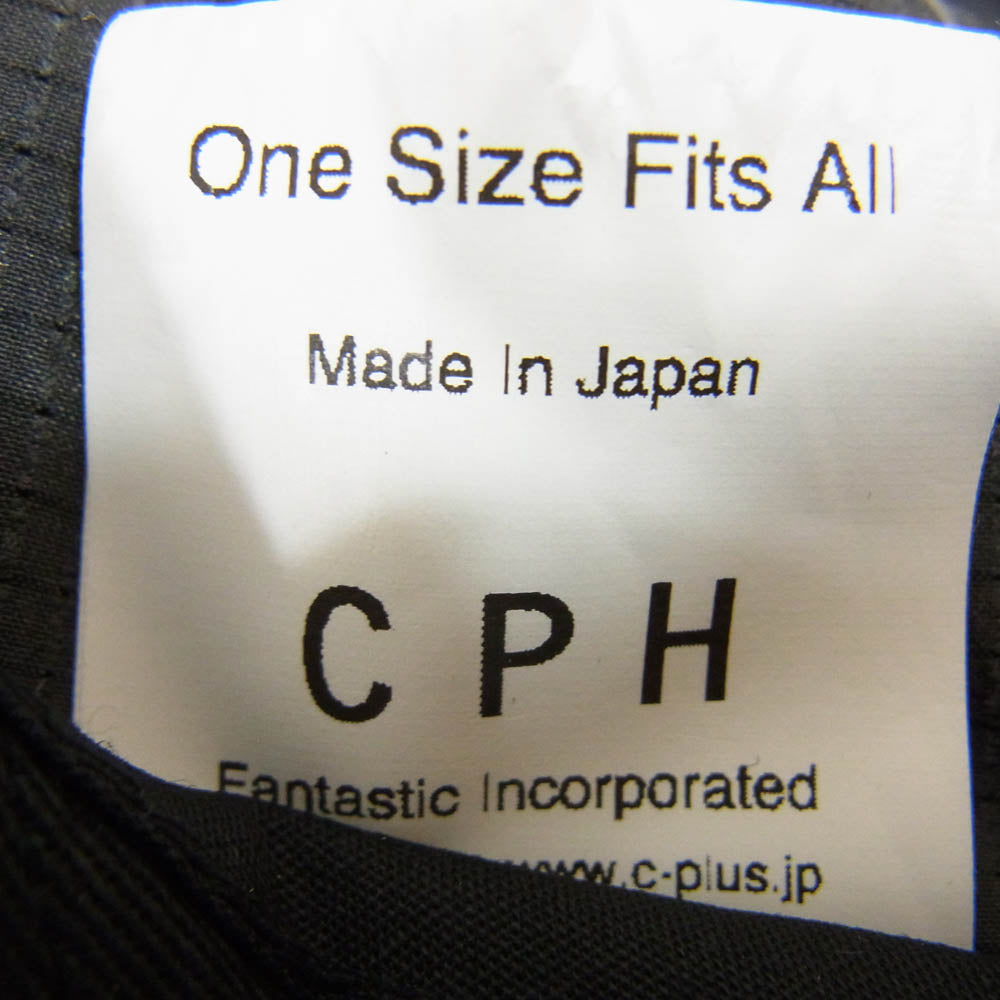 シーエイチピー フェイクレザー キャップ 帽子 ブラック系【中古】