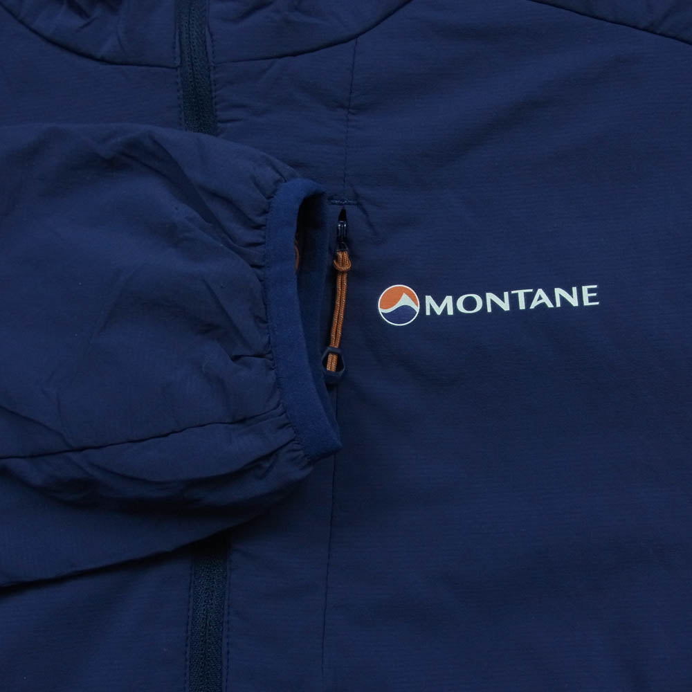 MONTANE モンテイン JQ-K16 ハロゲン アルファ 中綿 ジャケット 中国製 ネイビー系 オレンジ系 S【中古】
