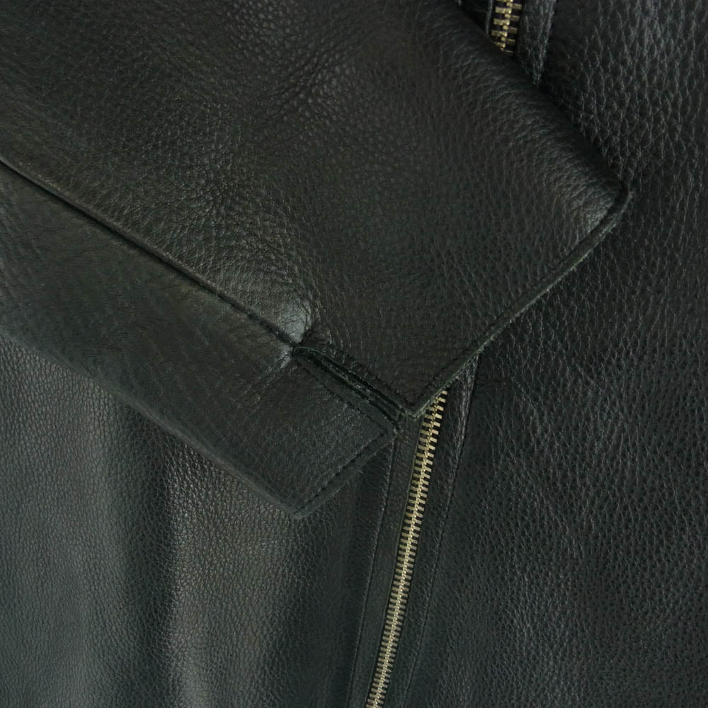 アクリカ Acme1001 カウレザー シングル ライダース ジャケット ブラック系 M【中古】