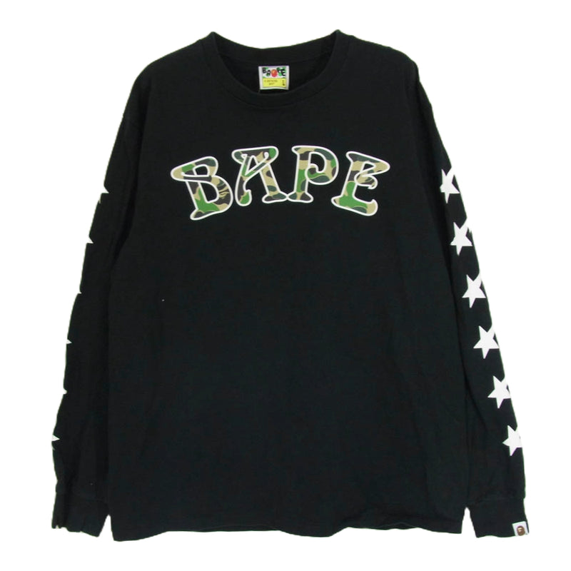 A BATHING APE アベイシングエイプ ABC CAMO BAPE 88 L/S Tee