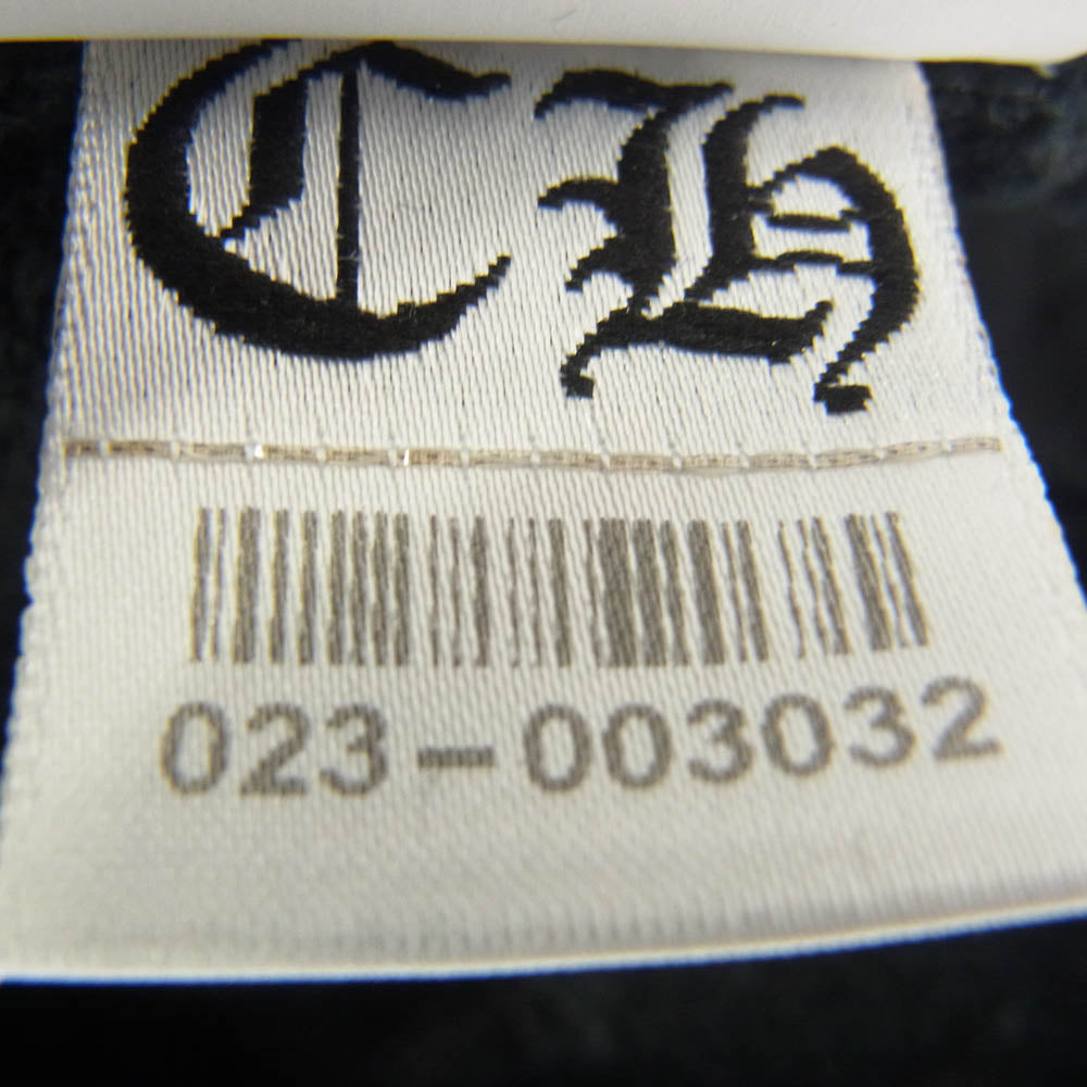 CHROME HEARTS クロムハーツ(原本無) Y NOT ダガージップ CHプラスパッチ スウェットパンツ ブラック系 L【中古】