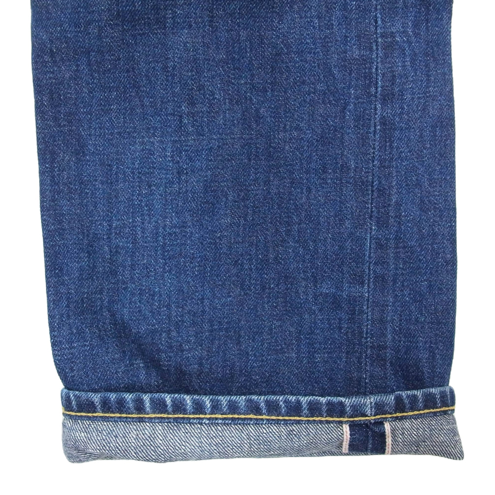 KOJIMA GENES 児島ジーンズ ペイント デニム パンツ 下津井タココラボ インディゴブルー系 34【中古】