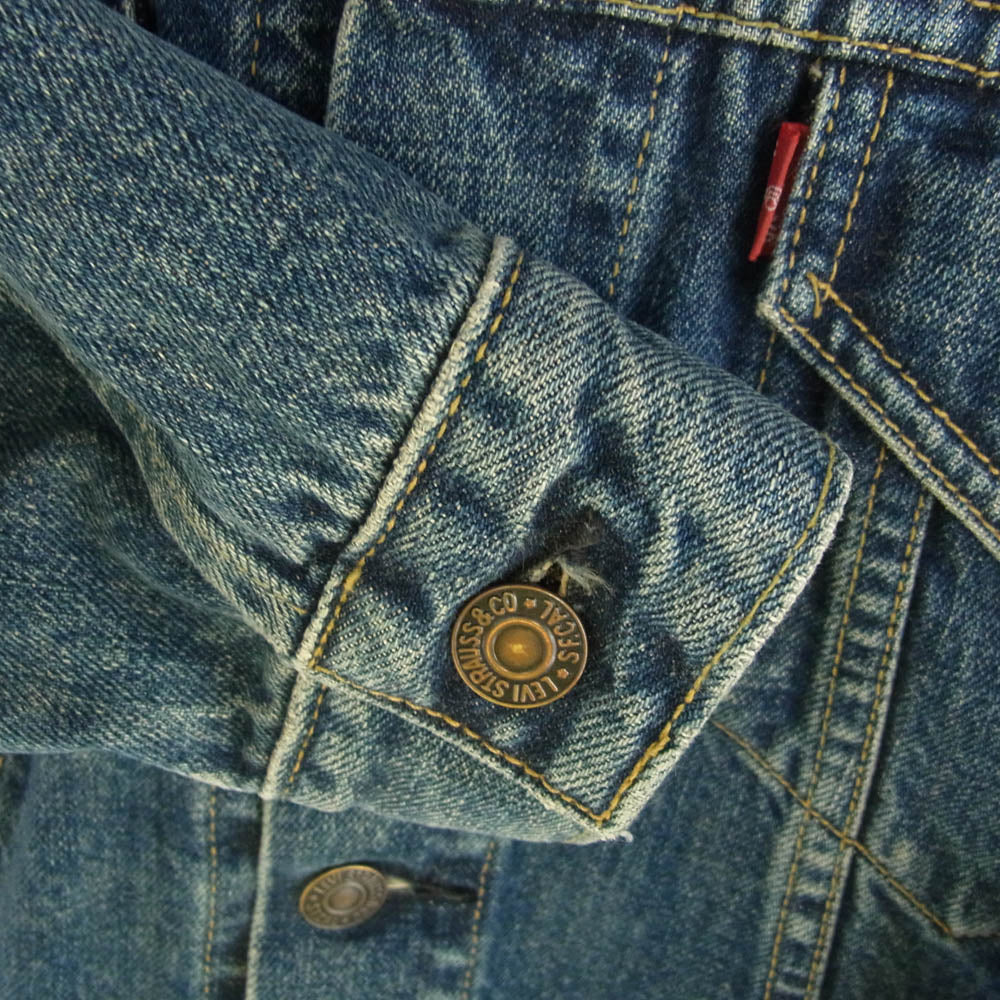 Levi's リーバイス 71557 3rd Type デニムジャケット BIG E 復刻 刻印359 フィリピン製 インディゴブルー系 38【中古】