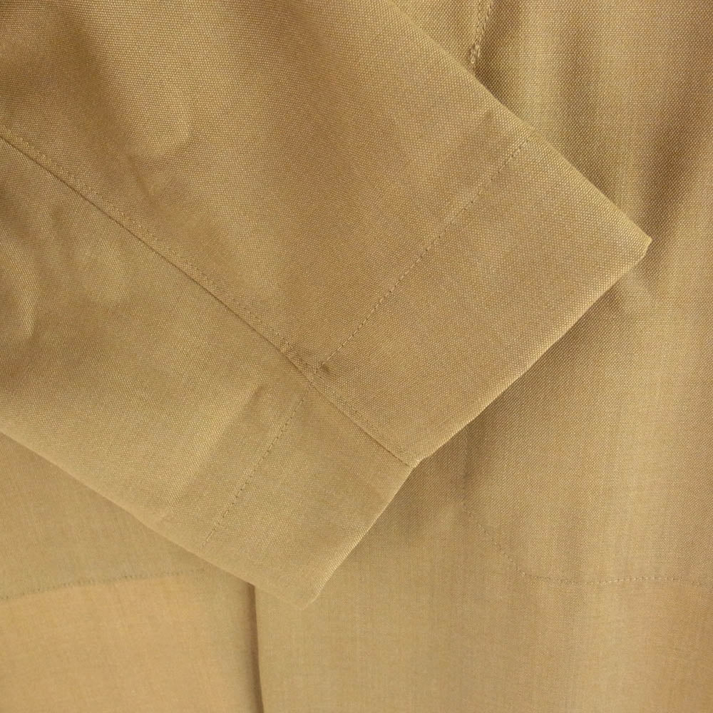 AURALEE オーラリー 19SS A9SB01WT WOOL SILK TROPICAL SHIRTS JACKET ウール トロピカル シャツ ジャケット ライトブラウン系【中古】