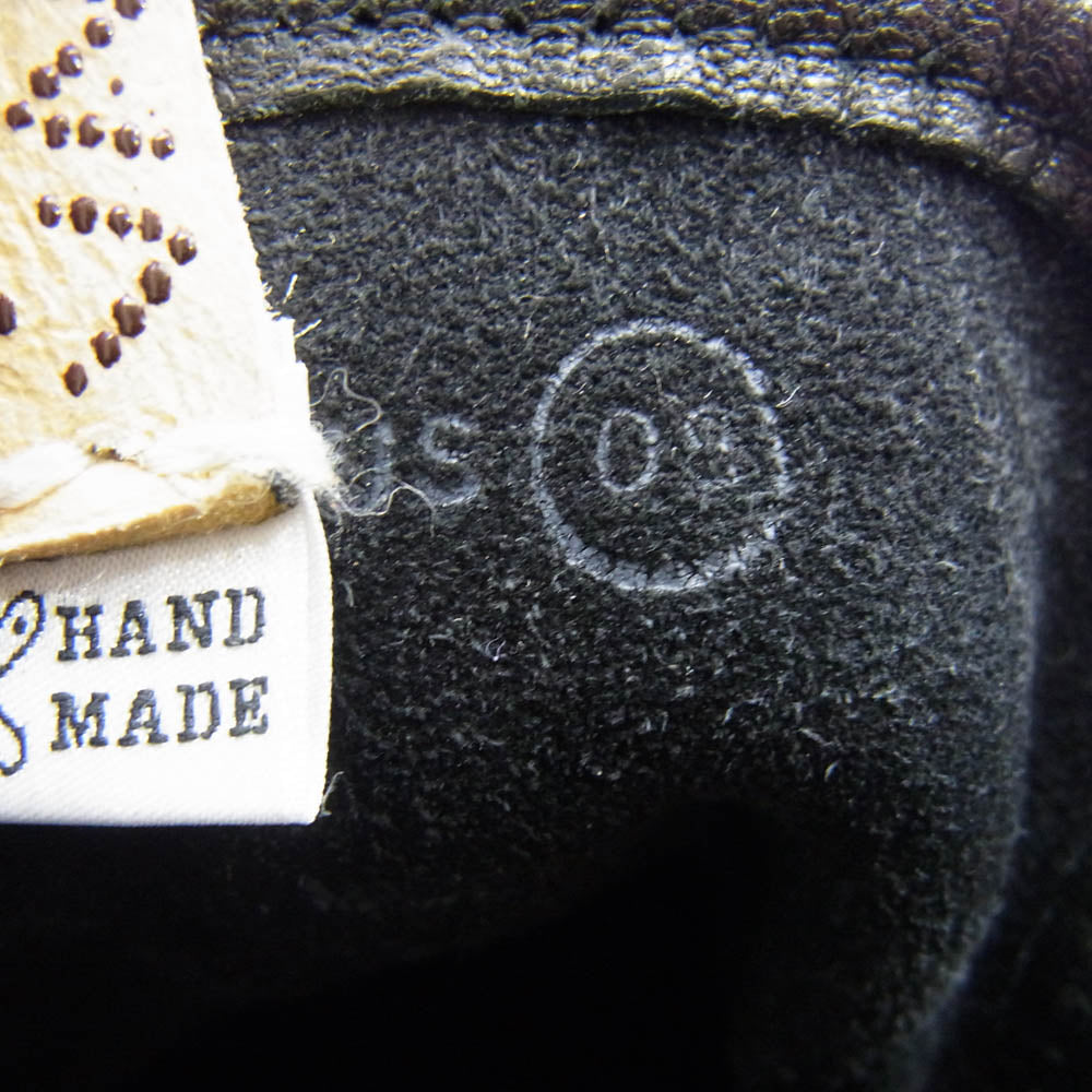 VISVIM ビズビム 122102002006 LISKAMM G.PATTEN-FOLK ハイカット シューズ ブーツ ブラック系 US8【中古】