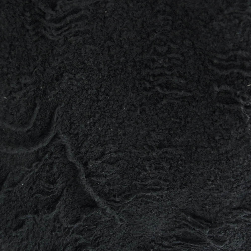 JULIUS ユリウス 13AW 13FW 437CUM19 FINAL DROP Crack Distressed ファイナルドロップ クラックデストロイ ダメージ加工 ニット セーター カットソー ブラック系 2【中古】