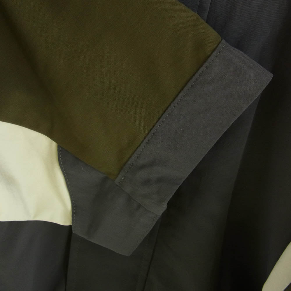 LAD MUSICIAN ラッドミュージシャン 23AW 2223-351 MOUNTAIN PARKA ナイロンタッサー 撥水加工 マウンテンパーカー グレー系 カーキ系 44【中古】