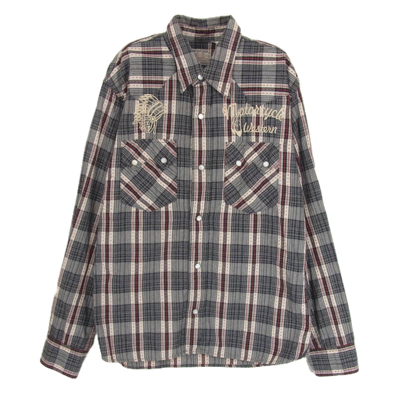 フラットヘッド シャツ フラットヘッド THE FLAT HEAD 長袖 フランネル