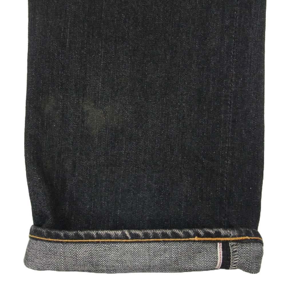 THE FLAT HEAD ザフラットヘッド 4001BK ブラック デニム パンツ ブラック系 33【中古】