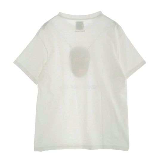 WACKO MARIA ワコマリア 世界平和プロジェクト プリント クルーネック 半袖 Tシャツ ホワイト系 L【中古】