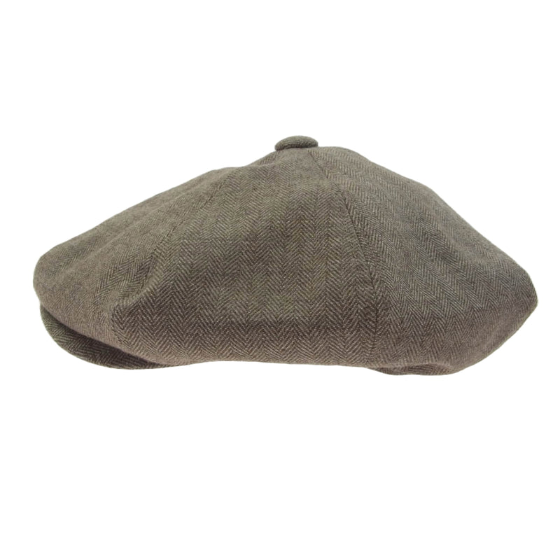 GAVIAL,leather casquette GVLS キャスケット