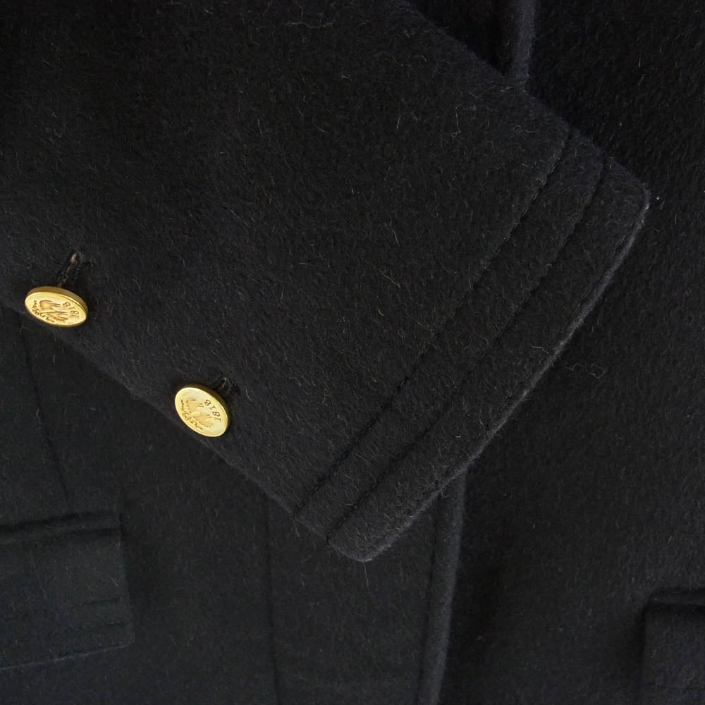 Brooks Brothers ブルックスブラザーズ BLACK FLEECE ブラックフリース ウール ロング コート ブラック系 BB0【中古】