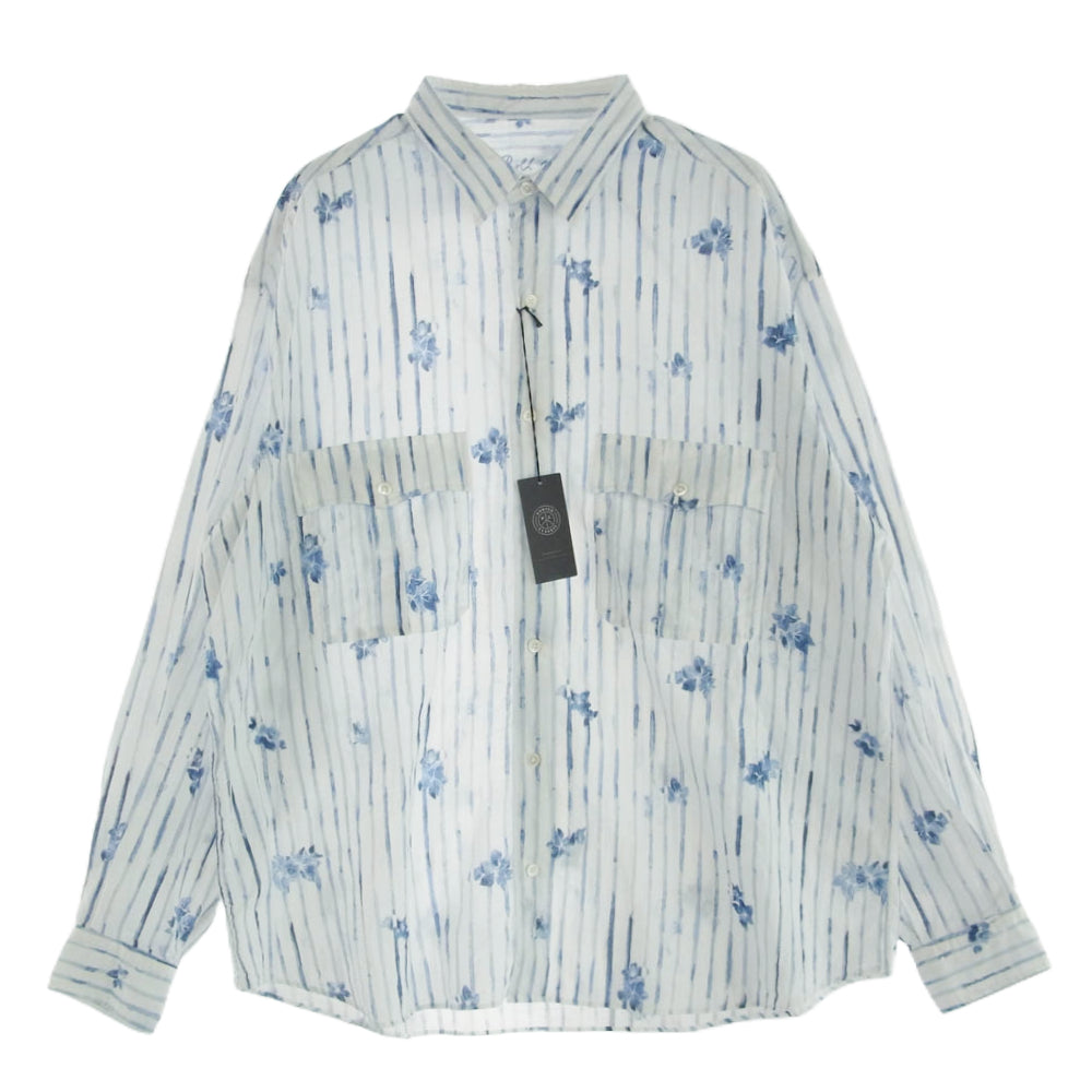 PORTER CLASSIC ポータークラシック PC-016-2216-0040-0015 ROLL UP STRIPE SHIRT ロー