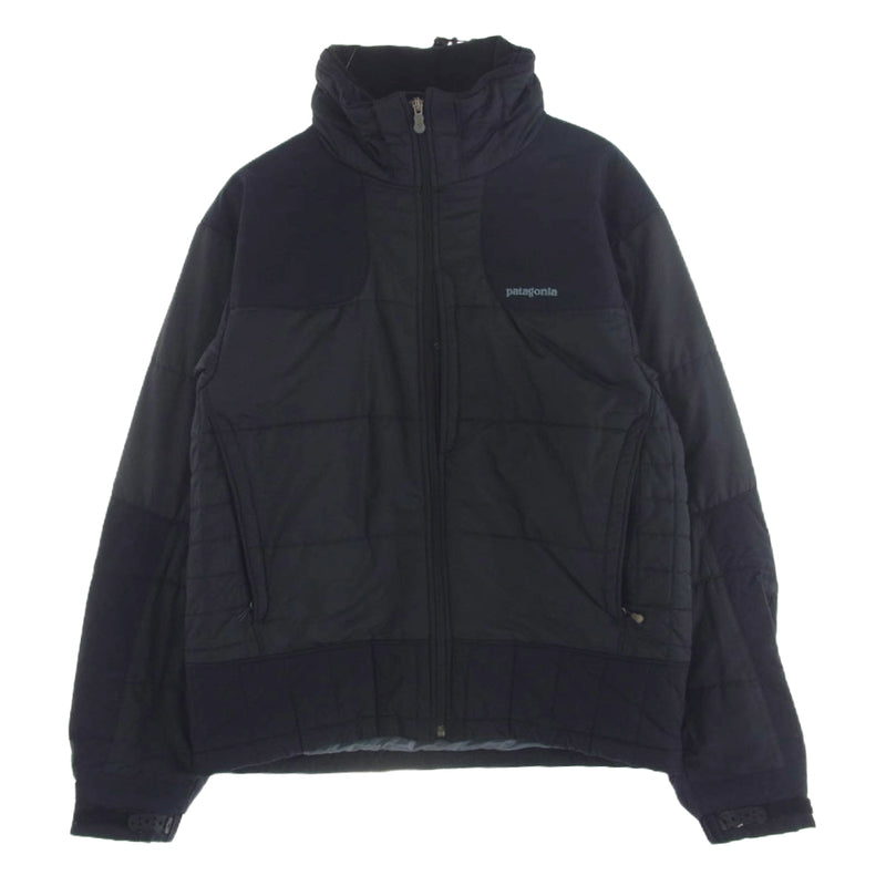 patagonia パタゴニア 05AW 29450F5 05年製 Puff Rider Jacket パフライダー ジャケット 中綿ジャケット  フード欠品 パーツ破損 ブラック系 M【中古】