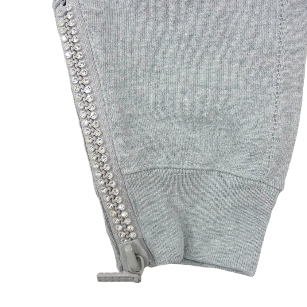 1piu1uguale3 ウノピュウノウグァーレトレ RELAX リラックス ラインストーン スウェット パンツ グレー系 M【中古】