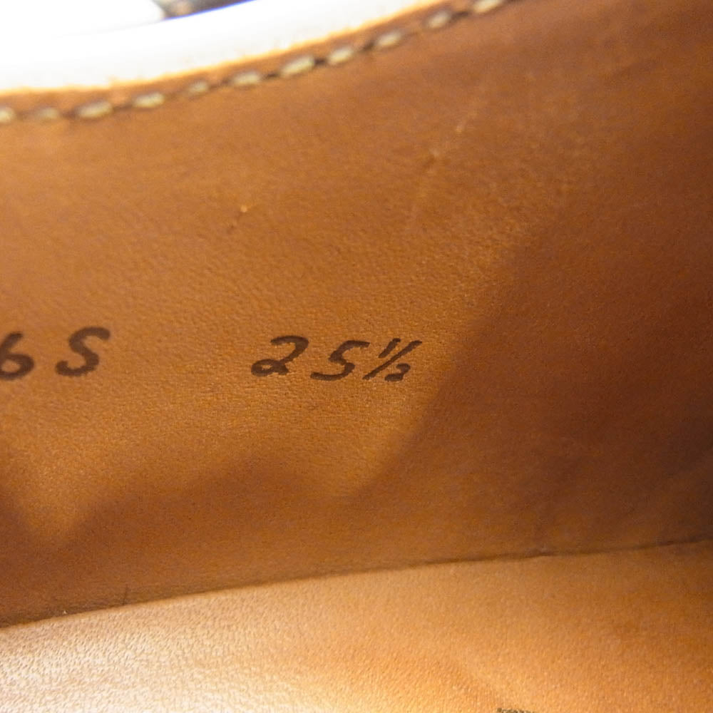 GLADHAND & Co. グラッドハンド 606S SADDLE SHOES サドル シューズ ブラック系 オフホワイト系 25.5cm【中古】
