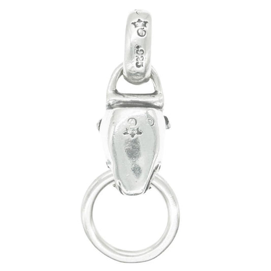 GABOR ガボール ガボラトリー マリア BULLDOG HEAD PENDANT ブルドッグ ヘッド ペンダントトップ シルバー系【中古】