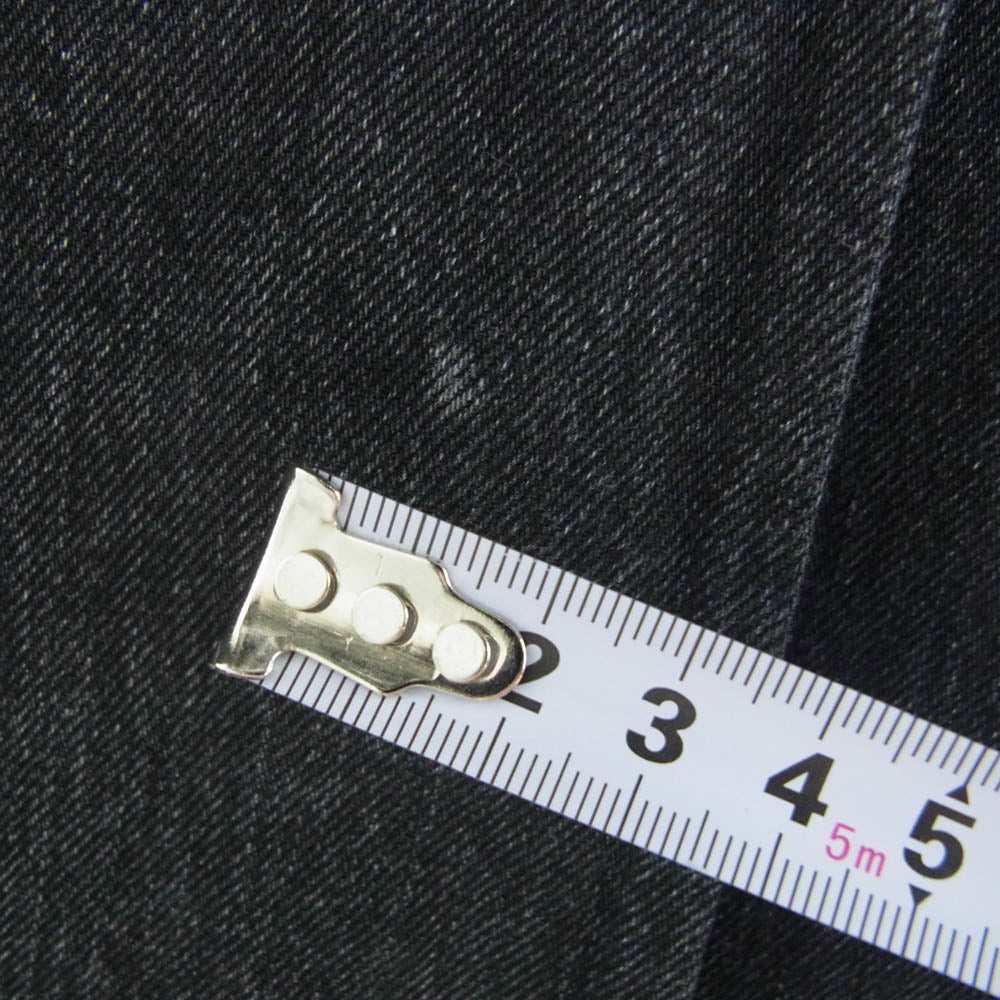 Y's Yohji Yamamoto ワイズ ヨウジヤマモト YX-C11-803 ニット切替 デニム ラップコート トレンチコート グレー系 ブラック系 01【中古】