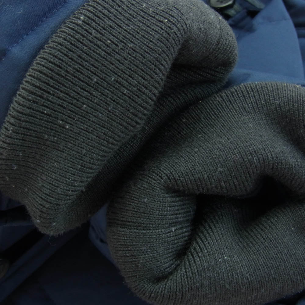 Eddie Bauer エディー・バウアー 01 9893 フェイクファー ダウンジャケット モッズコート ネイビー ネイビー系 L【中古】