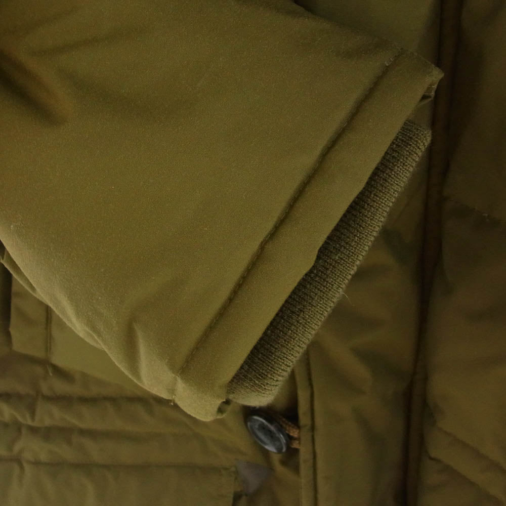 Eddie Bauer エディー・バウアー 01 9893 フェイクファー ダウンジャケット モッズコート カーキ カーキ系 L【中古】