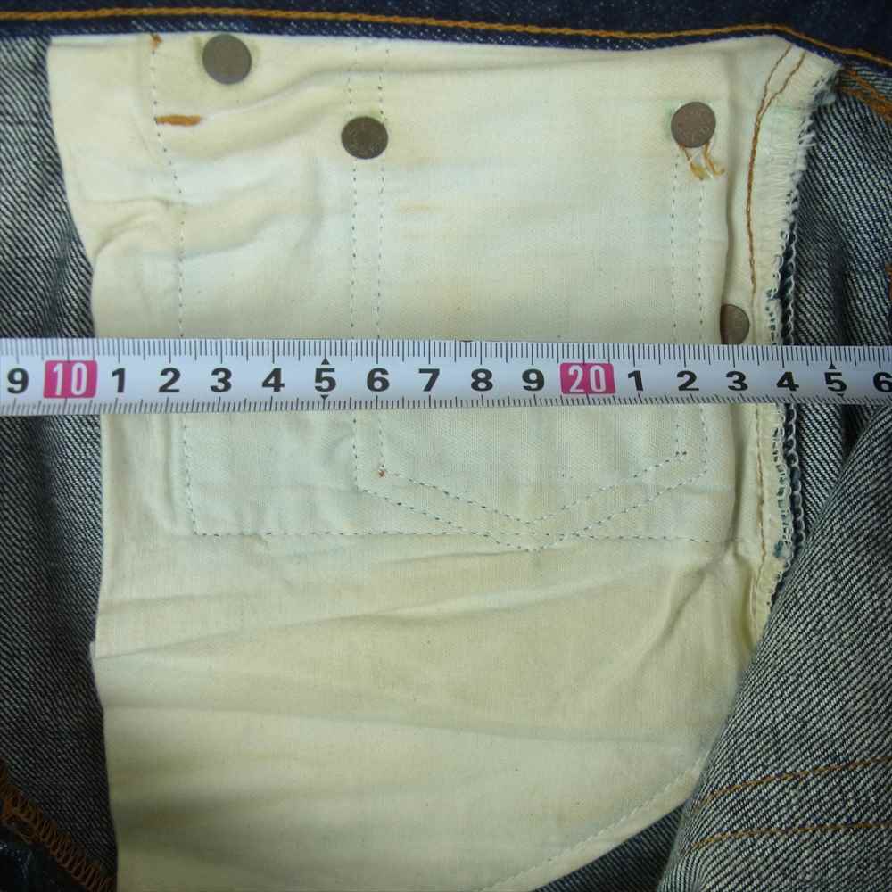 Levi's リーバイス 90s 502XX BIGE J22 デニム パンツ コットン 日本製 インディゴブルー系 W28 L36【中古】
