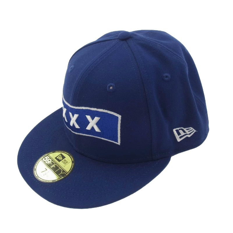 GOD SELECTION XXX ゴッドセレクション × NEW ERA ニューエラ FIFTY CAP キャップ ブルー系 59.6cm【中古】