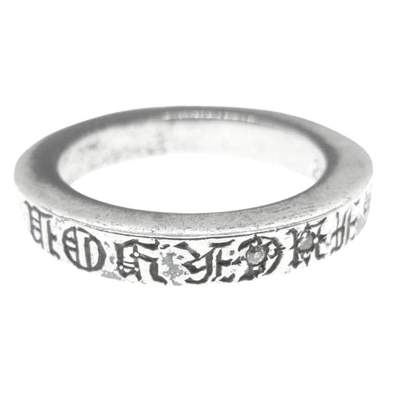 CHROME HEARTS クロムハーツ（原本無） SPACER FUCKYOU DIA 3mm スペーサー ファックユー 2Pダイヤ リング  12.5号【中古】