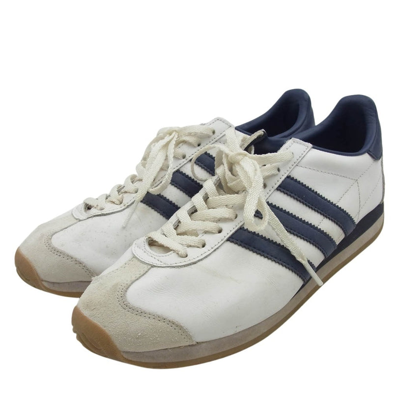 adidas アディダス G27443 COUNTRY OG カントリー ランニングシューズ ホワイト系 ネイビー系 26.0cm【中古】