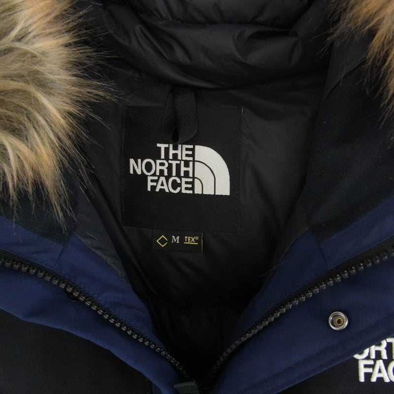 THE NORTH FACE ノースフェイス ND91835 MOUNTAIN DOWN COAT マウンテン ダウン コート ファー付  コズミックブルー M【新古品】【未使用】【中古】