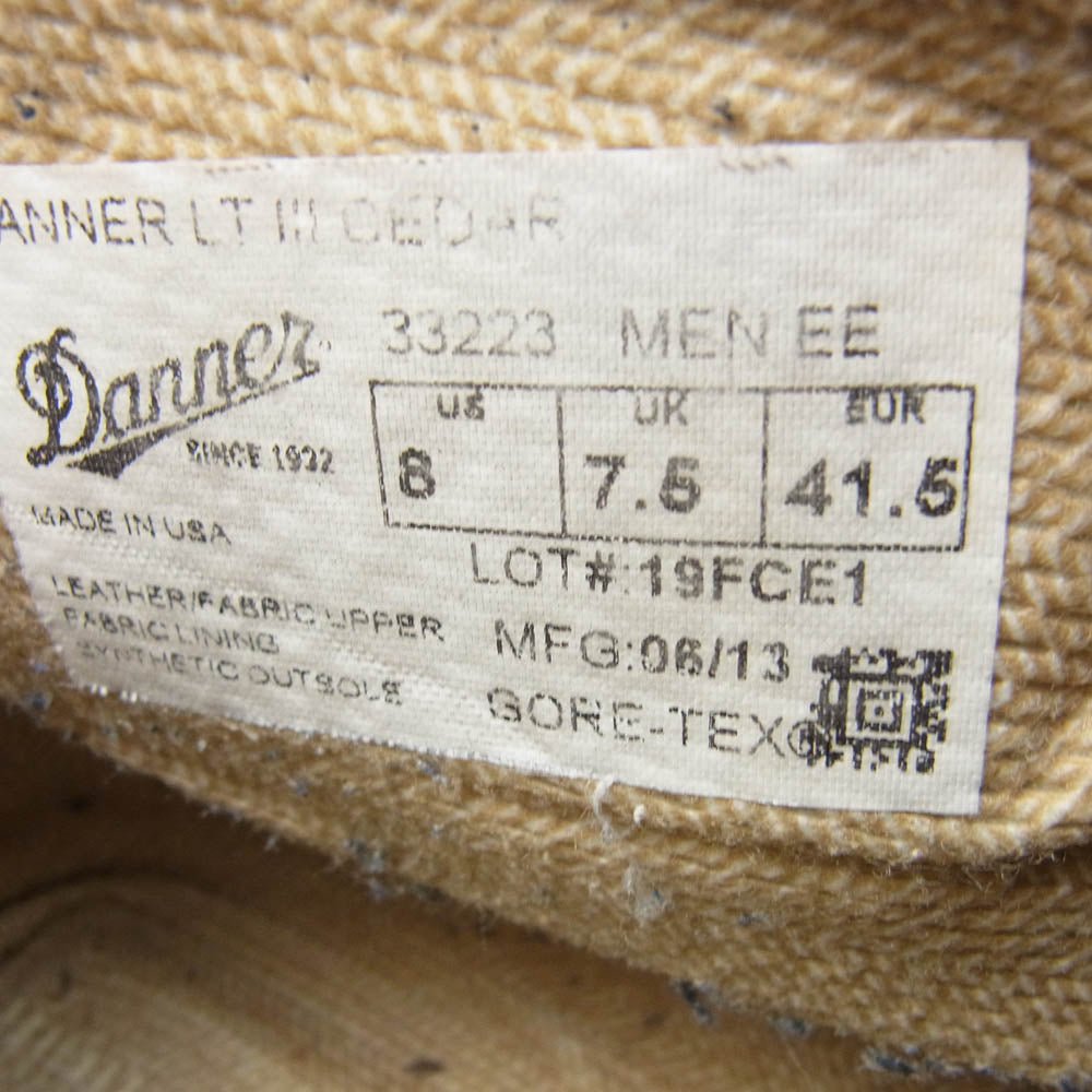 Danner ダナー 33223 ダナー ライト Ceder-Rainbow セダー レインボー ブーツ ブラウン系 US8【中古】