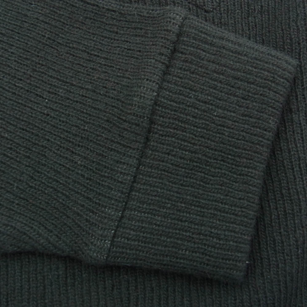 ライスナインテン COLLARED V NECK SWETER Vネック プルオーバー ニット セーター ブラック系 FREE【新古品】【未使用】【中古】