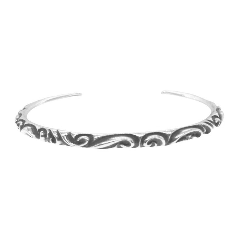 CHROME HEARTS クロムハーツ（原本有） BANGLE SCROLL スクロールバンド バングル ブレスレット【中古】