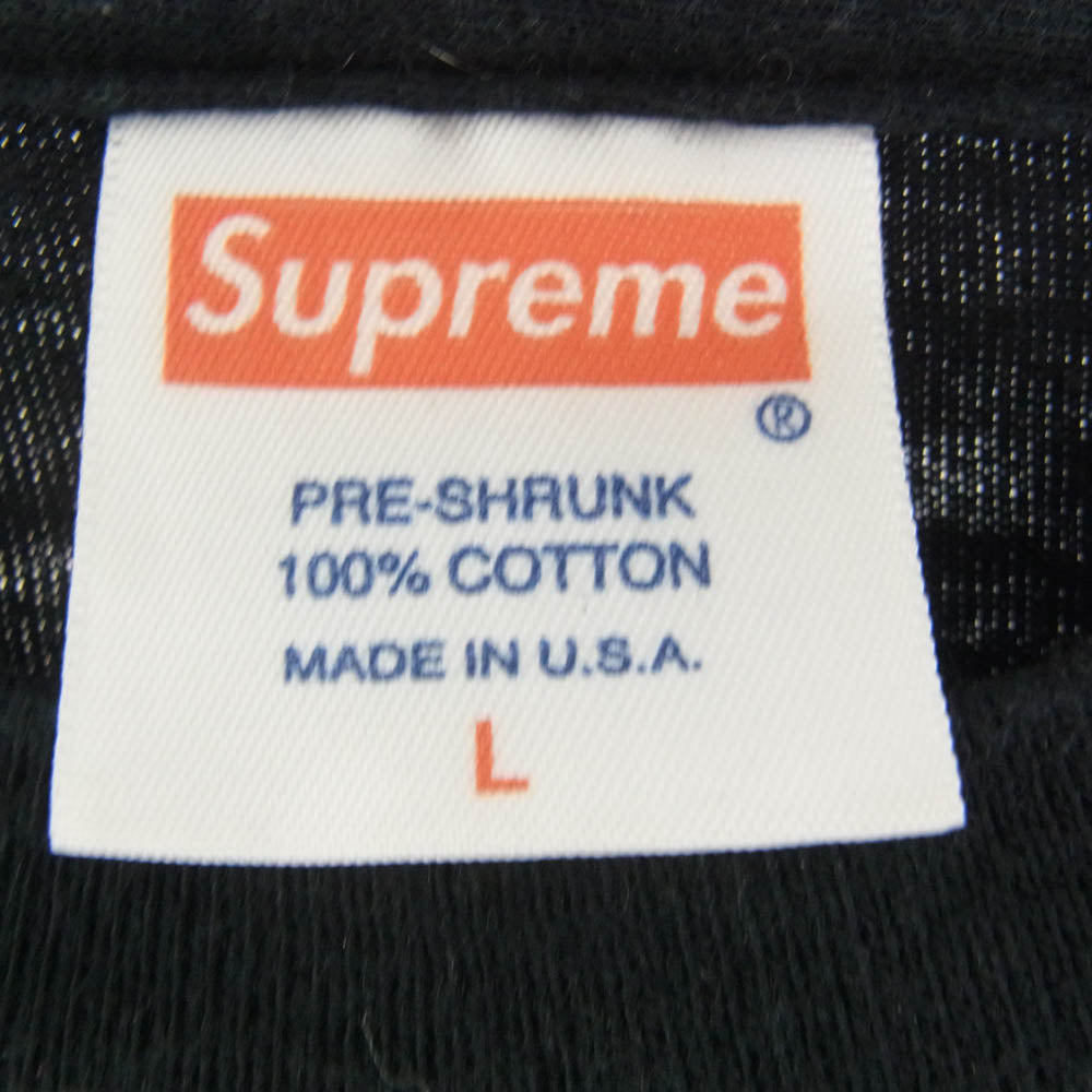 Supreme シュプリーム 11AW Harmony Korine Macaulay Tee ハーモニーコリン マコーレーカルキン フォトプリント 半袖 Tシャツ ブラック ブラック系 L【中古】