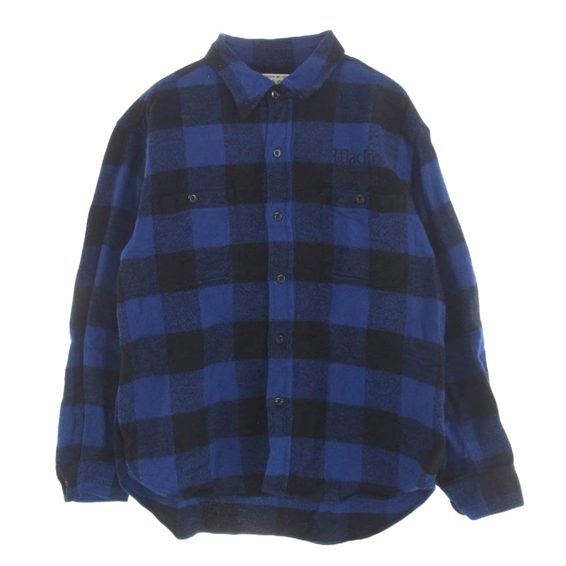 WACKO MARIA ワコマリア 24SS BLOCK CHECK FLANNEL SHIRT ロゴ刺繍