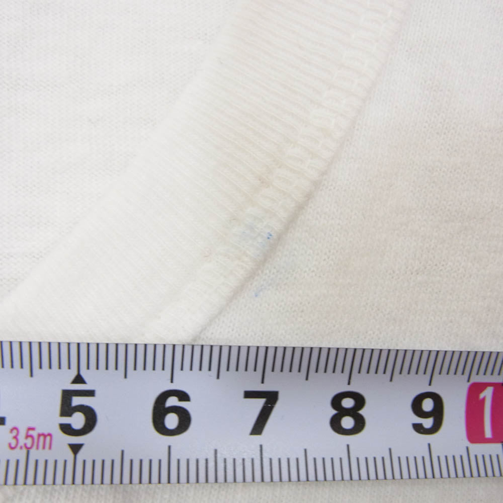 TMT ティーエムティー TCS-S18SP07 S/SL ラフィー天竺 TEE SURF GIRL PHOTO 半袖 Tシャツ ホワイト系 L【中古】