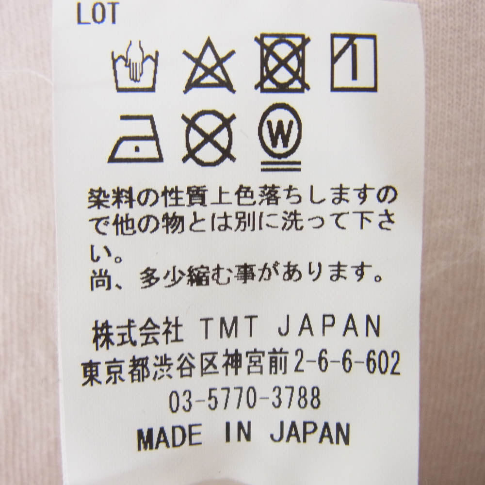 TMT ティーエムティー TCS-F2104 S-SL POLAROID PICTURE TEE Brigitte 半袖 T シャツ ピンク系 L【中古】