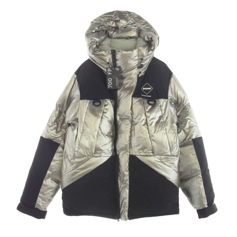 F.C.R.B. エフシーアールビー FCRB-242025 DOWN BENCH PARKA ベンチ ダウンジャケット シルバー系  M【新古品】【未使用】【中古】