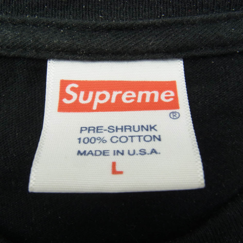 Supreme シュプリーム 21SS × Erik Foss Snake Tee スネーク Tシャツ ブラック系 L【中古】