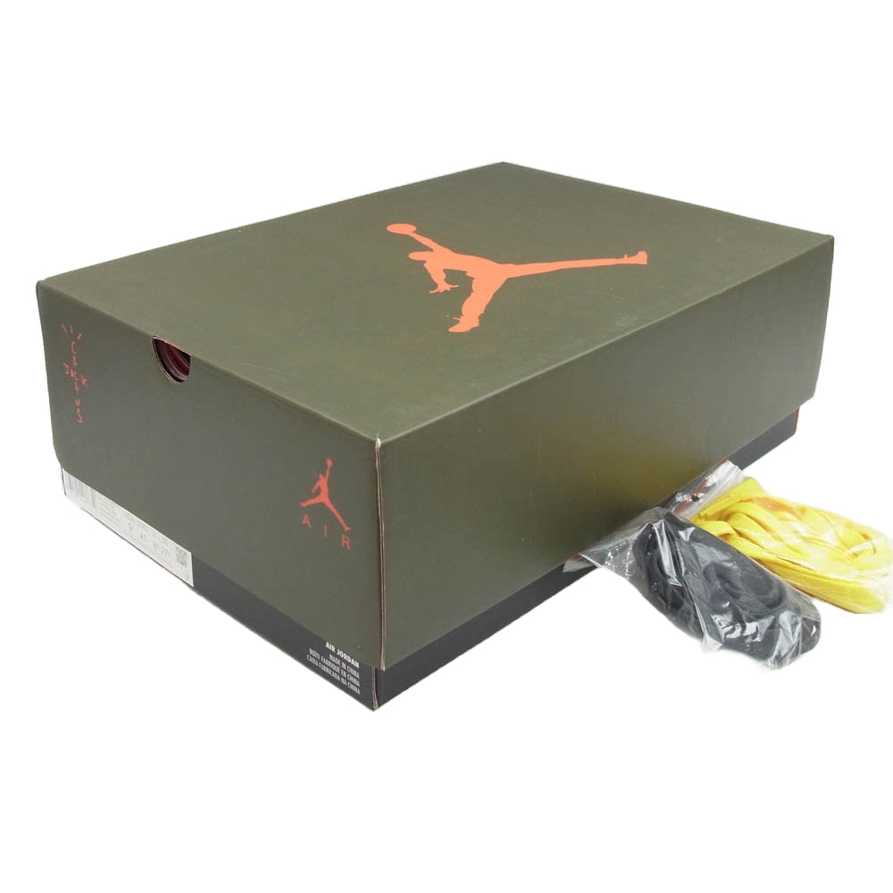 NIKE ナイキ CN1084-200 フェイクバスターズ鑑定済 Travis Scott Air Jordan 6 Retro Medium Olive トラヴィススコット エアジョーダン6 レトロ ミディアム オリーブ スニーカー カーキ系 ブラック系 27.5cm【中古】