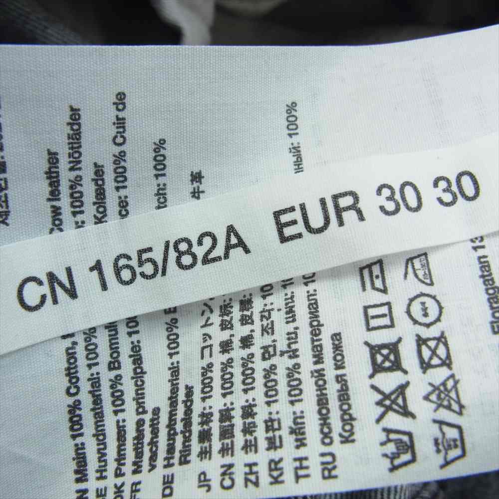 ACNE STUDIOS アクネストゥディオズ B00322- 1989 loose fit denim ルーズフィット デニム パンツ グレー系 165/82A 30×30【美品】【中古】