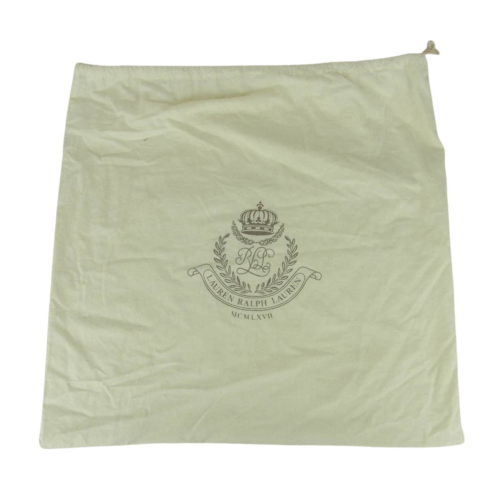 ローレンラルフローレン witley cross body bag ショルダー バッグ ベージュ系【美品】【中古】