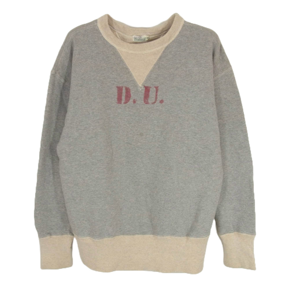 WAREHOUSE ウエアハウス DUCK DIGGER ロゴプリント 両V スウェット 