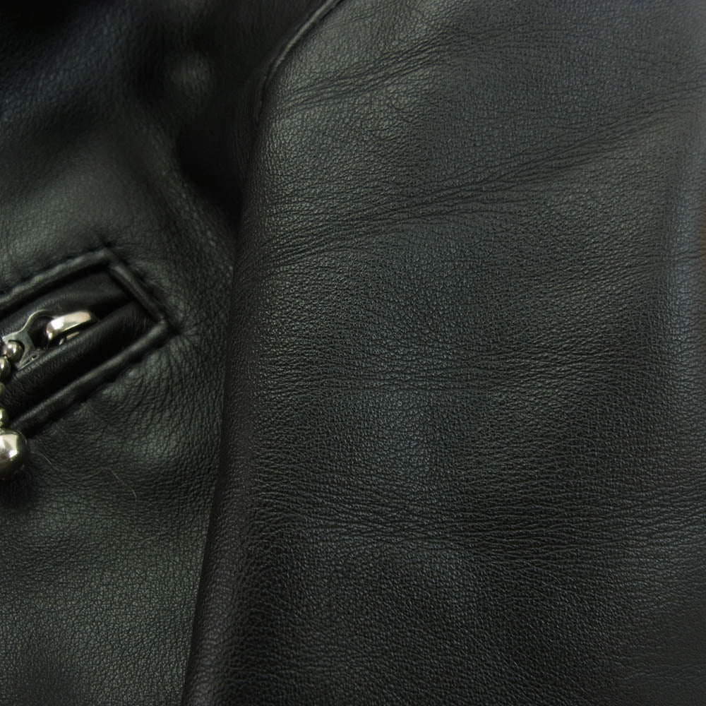 Lewis Leathers ルイスレザー 441T CYCLONE TIGHT FIT COWHIDE サイクロン タイトフィット ライダース ジャケッ トカウハイド ブラック系 34【中古】