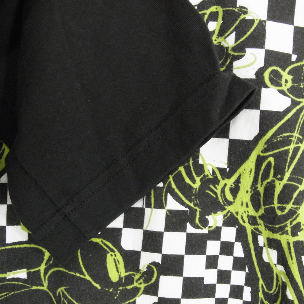 COMME des GARCONS コムデギャルソン S22105 shirt シャツ Disney ディズニー ミッキー ラグラン 七分丈 カットソー ブラック系 M【中古】