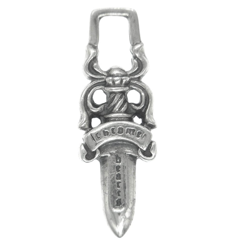 CHROME HEARTS クロムハーツ（原本無） #5DAGGER ZIP1 #5ダガー ジップ チャーム ペンダントトップ シルバー系【中古】