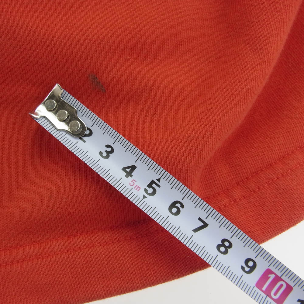 BALENCIAGA バレンシアガ 674986 TLVJ3 MAISON ワイド フィット プルオーバー パーカー レッド系 S【中古】