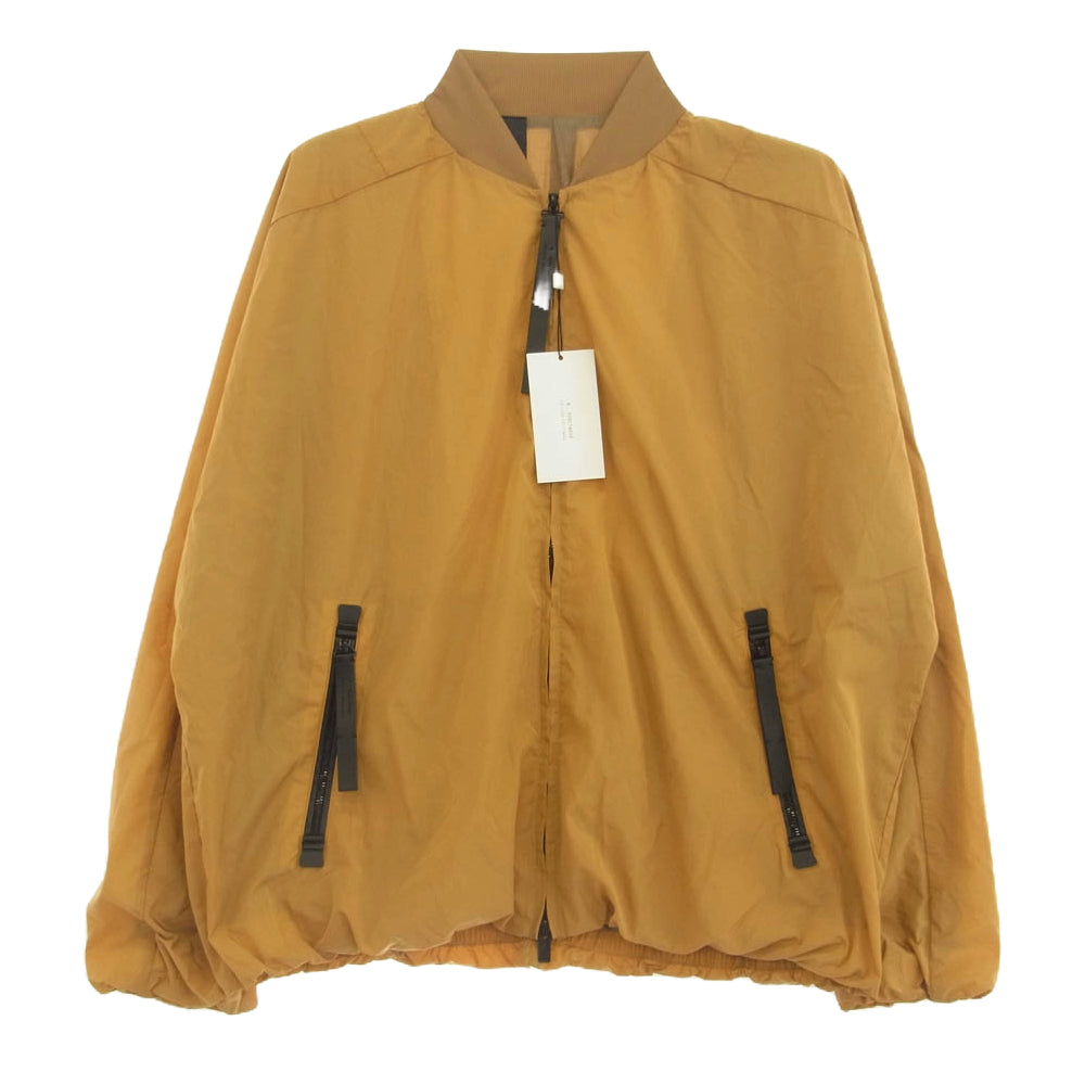 N.HOOLYWOOD エヌハリウッド 24SS 2241-BL02-003peg BLOUSON MA-1 TYPE オーバーサイズ ボックス シルエット ブルゾン ブラウン系 38【新古品】【未使用】【中古】 N.HOOLYWOOD エヌハリウッド 24SS 2241-BL02-003peg BLOUSON MA-1
