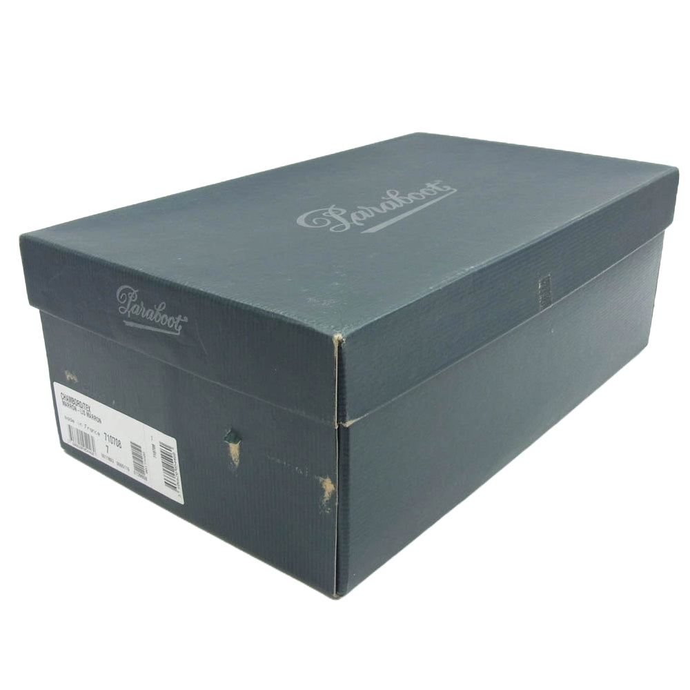 Paraboot パラブーツ 710708 CHAMBORD MARRON シャンボード マロン Uチップ レザー ドレス シューズ ブラウン系 7【中古】
